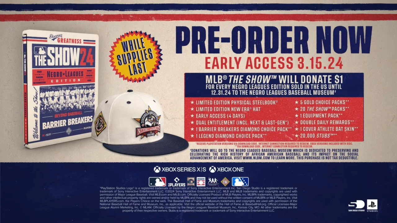 San Diego Studios Hits a Home Run with MLB THE SHOW 24'S Negro